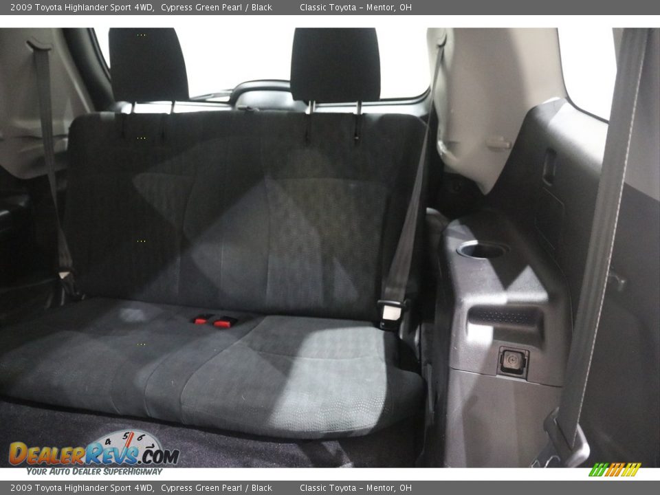 2009 Toyota Highlander Sport 4WD Cypress Green Pearl / Black Photo #17
