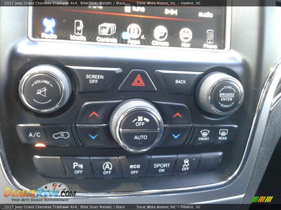 2017 Jeep Grand Cherokee Trailhawk 4x4 Billet Silver Metallic / Black Photo #29