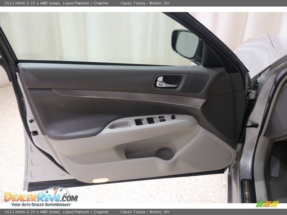 2011 Infiniti G 25 x AWD Sedan Liquid Platinum / Graphite Photo #5