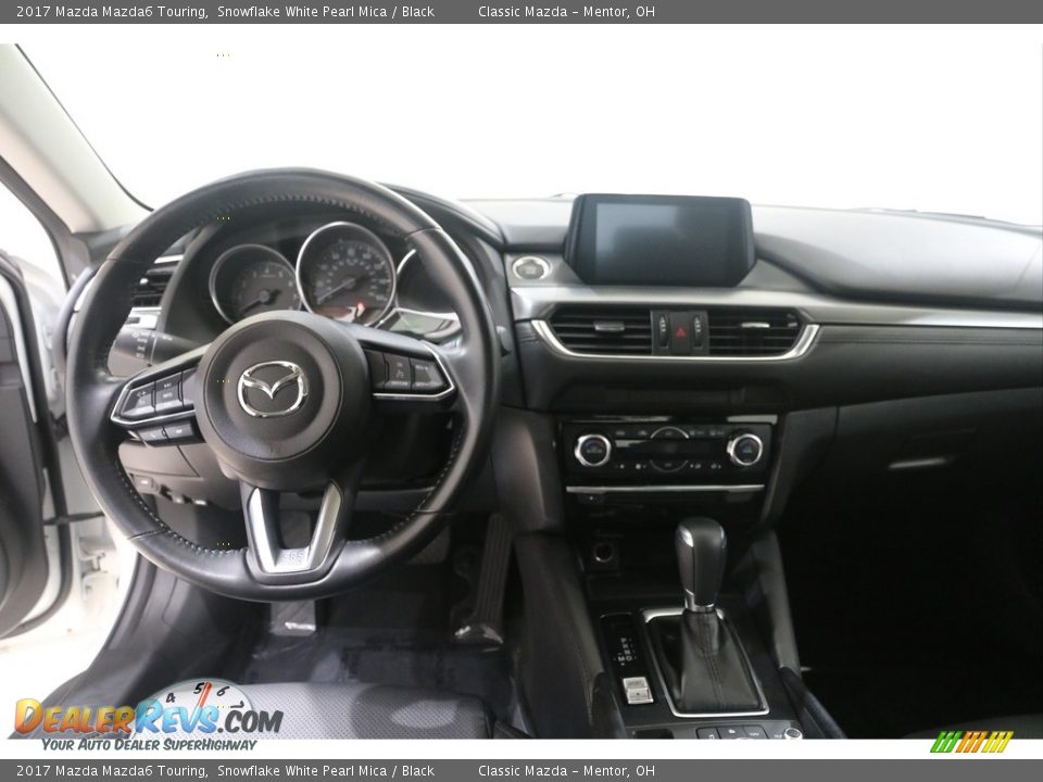 2017 Mazda Mazda6 Touring Snowflake White Pearl Mica / Black Photo #7