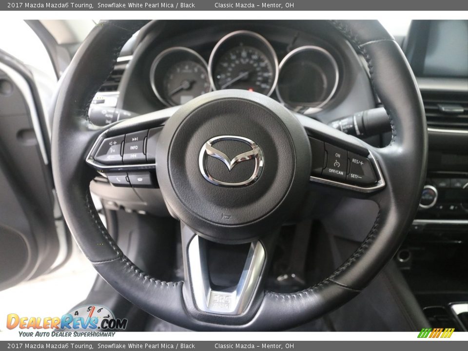 2017 Mazda Mazda6 Touring Snowflake White Pearl Mica / Black Photo #8