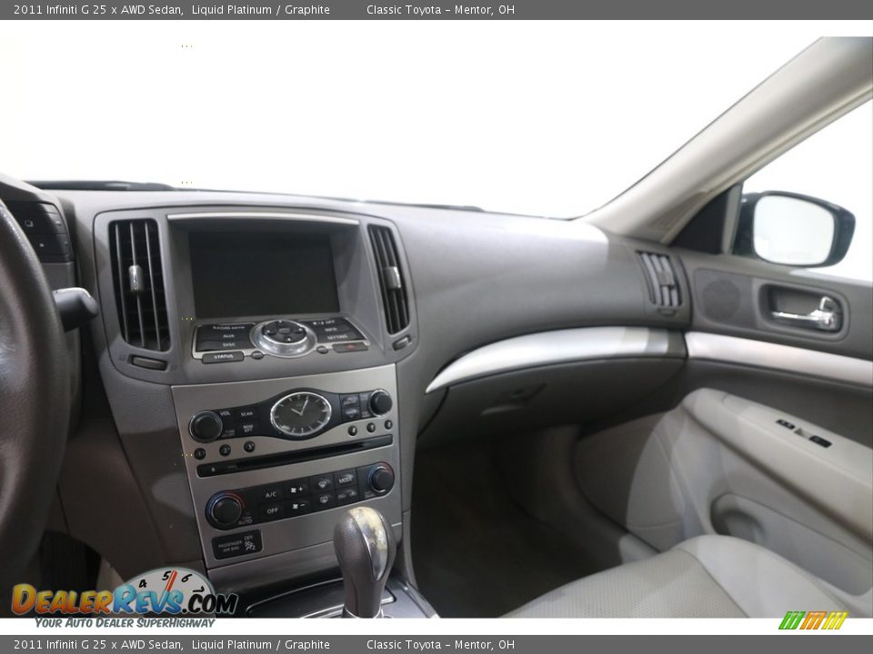 2011 Infiniti G 25 x AWD Sedan Liquid Platinum / Graphite Photo #10