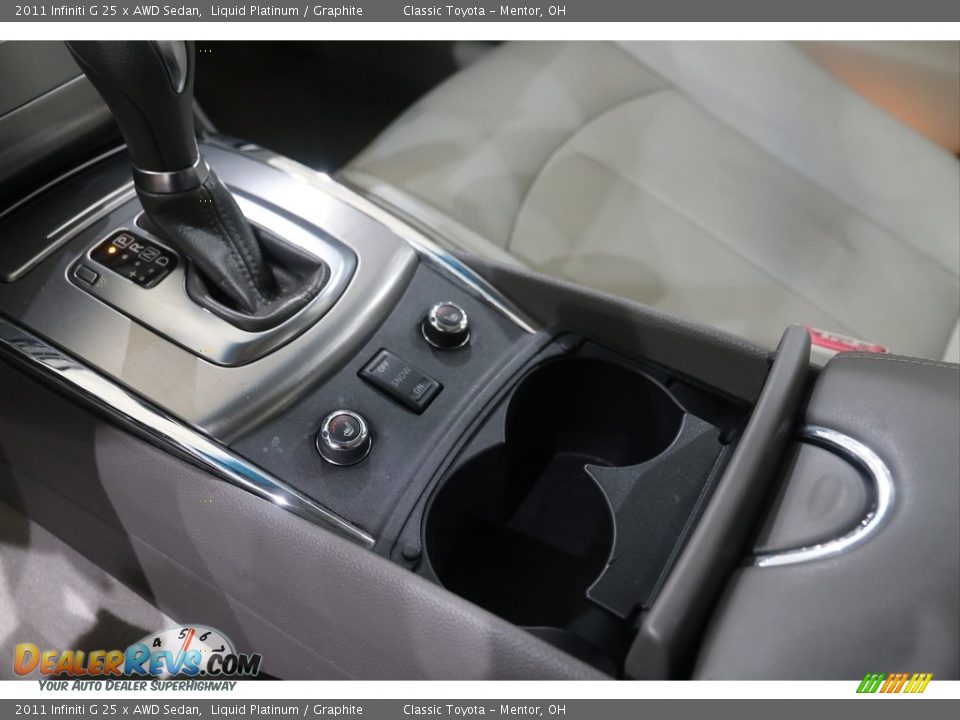 2011 Infiniti G 25 x AWD Sedan Liquid Platinum / Graphite Photo #12