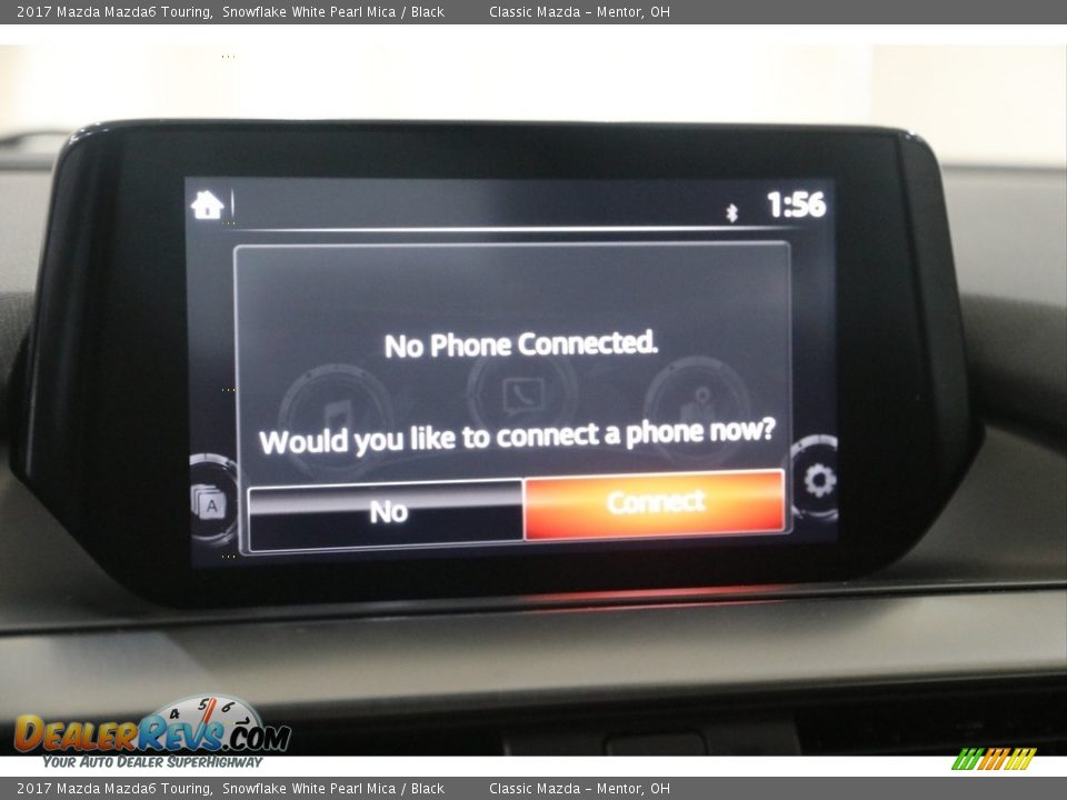 2017 Mazda Mazda6 Touring Snowflake White Pearl Mica / Black Photo #12