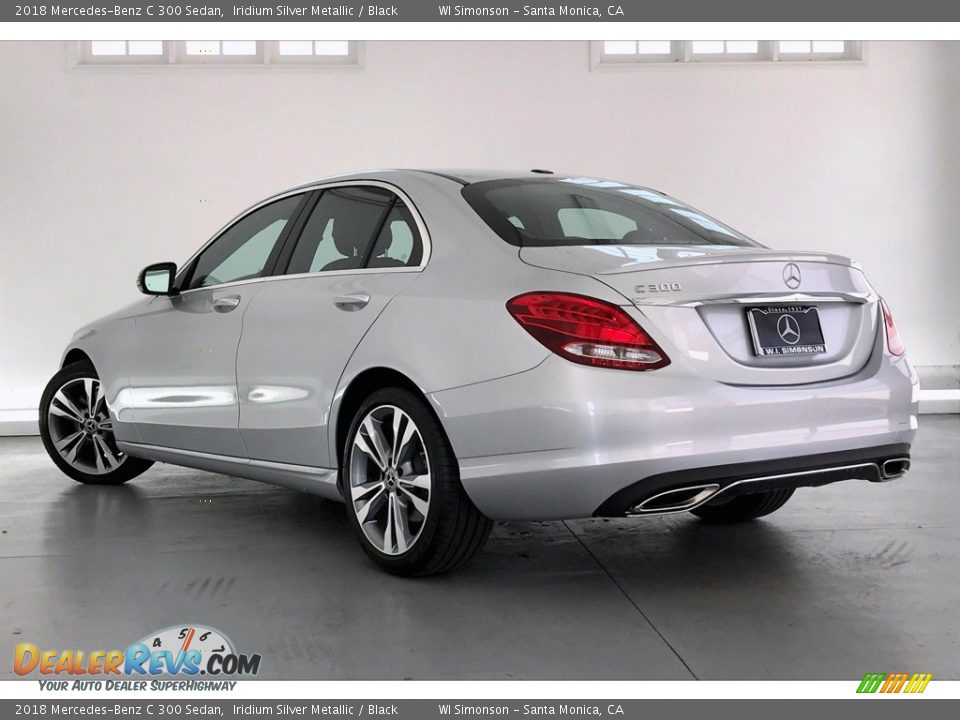 2018 Mercedes-Benz C 300 Sedan Iridium Silver Metallic / Black Photo #10