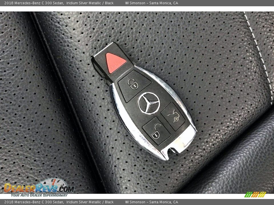2018 Mercedes-Benz C 300 Sedan Iridium Silver Metallic / Black Photo #11