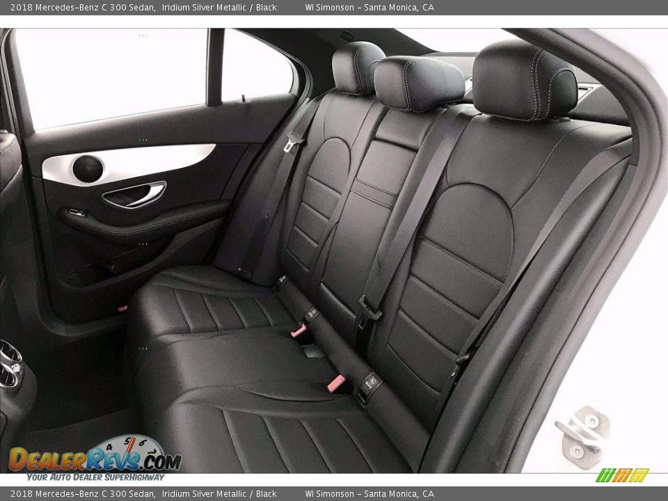 2018 Mercedes-Benz C 300 Sedan Iridium Silver Metallic / Black Photo #15