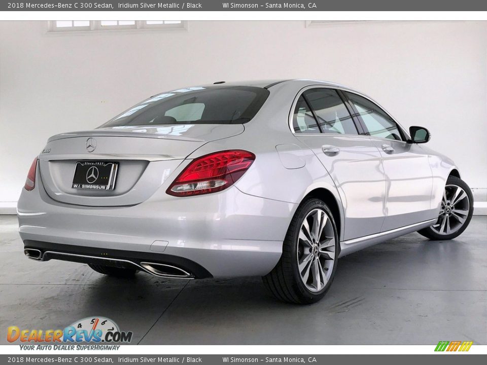 2018 Mercedes-Benz C 300 Sedan Iridium Silver Metallic / Black Photo #16