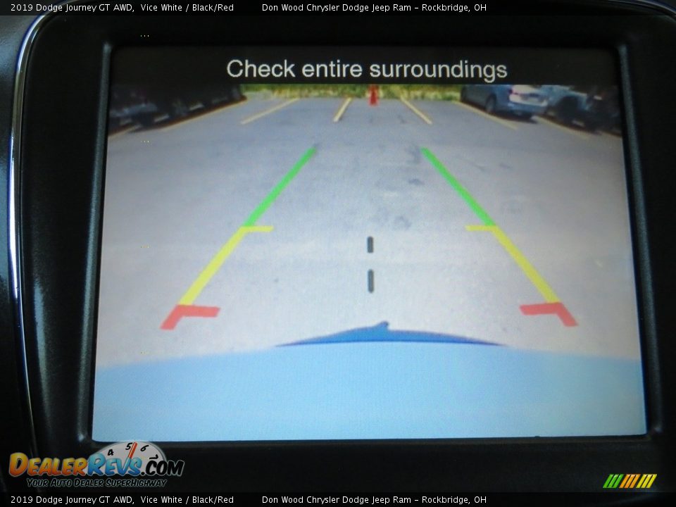 2019 Dodge Journey GT AWD Vice White / Black/Red Photo #4