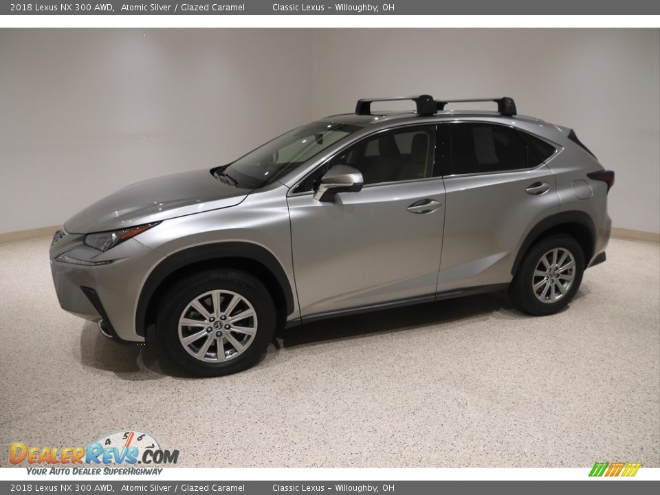 2018 Lexus NX 300 AWD Atomic Silver / Glazed Caramel Photo #3