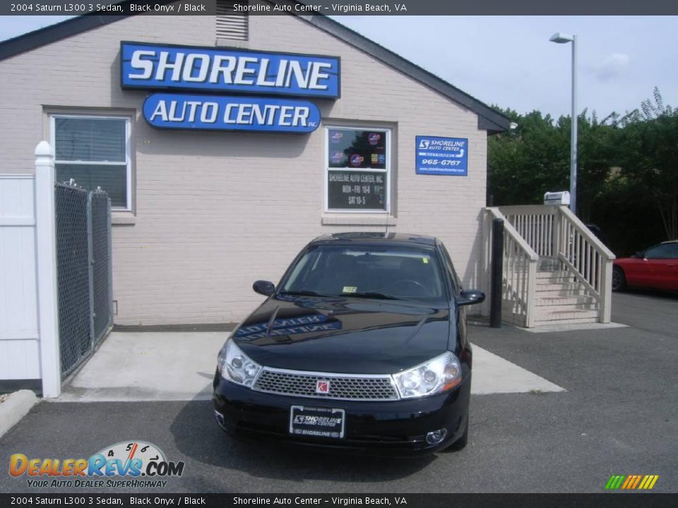 2004 Saturn L300 3 Sedan Black Onyx / Black Photo #1