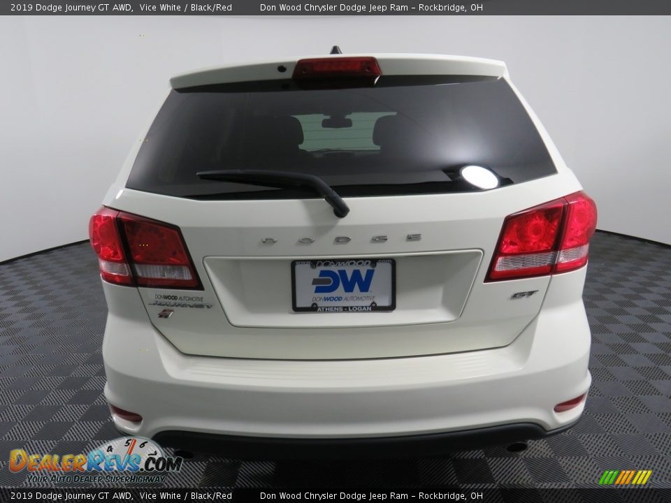 2019 Dodge Journey GT AWD Vice White / Black/Red Photo #14