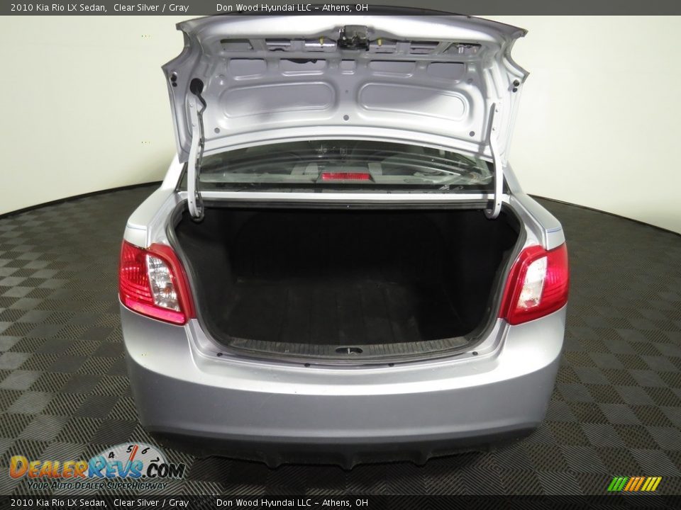 2010 Kia Rio LX Sedan Clear Silver / Gray Photo #12