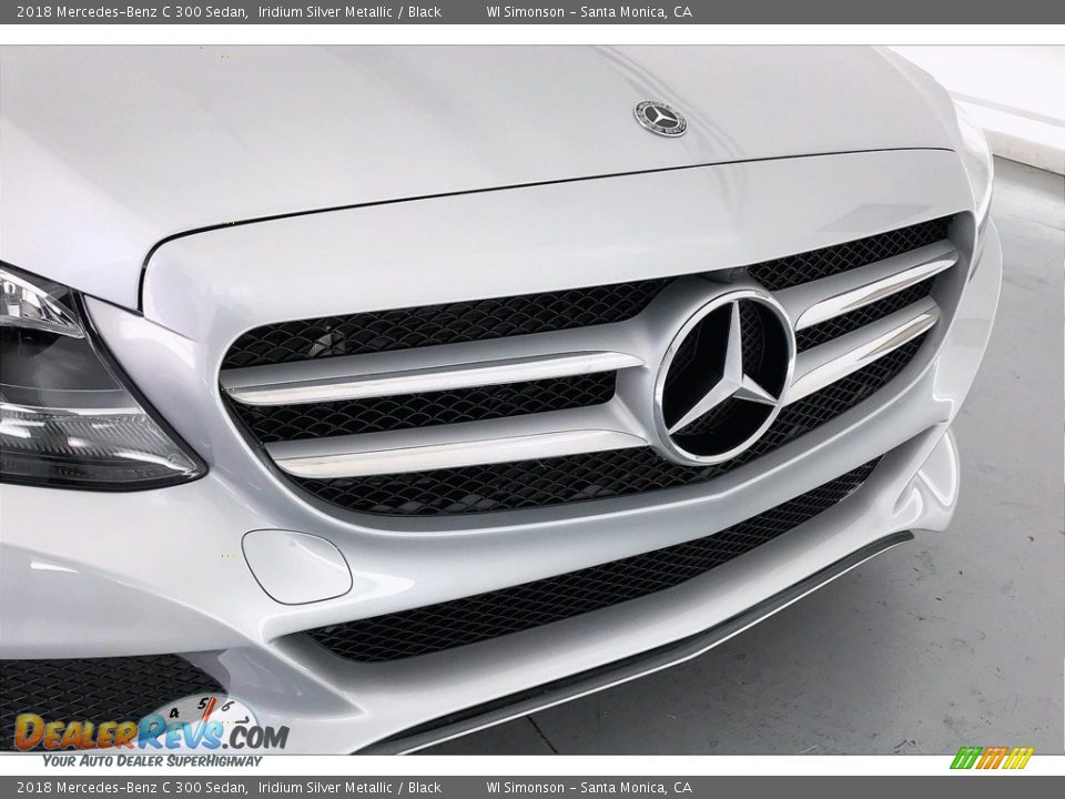 2018 Mercedes-Benz C 300 Sedan Iridium Silver Metallic / Black Photo #33