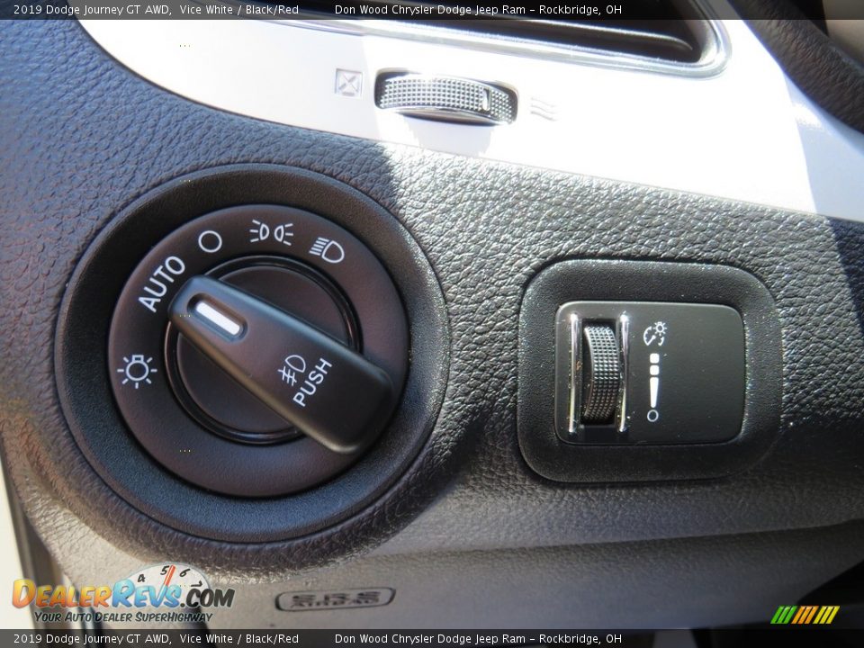2019 Dodge Journey GT AWD Vice White / Black/Red Photo #21