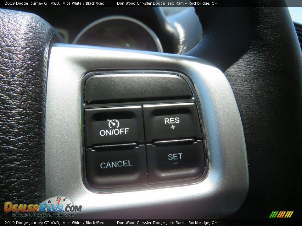 2019 Dodge Journey GT AWD Vice White / Black/Red Photo #26
