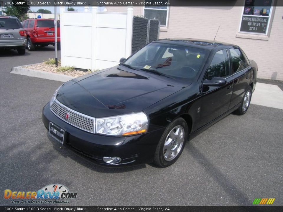 2004 Saturn L300 3 Sedan Black Onyx / Black Photo #3