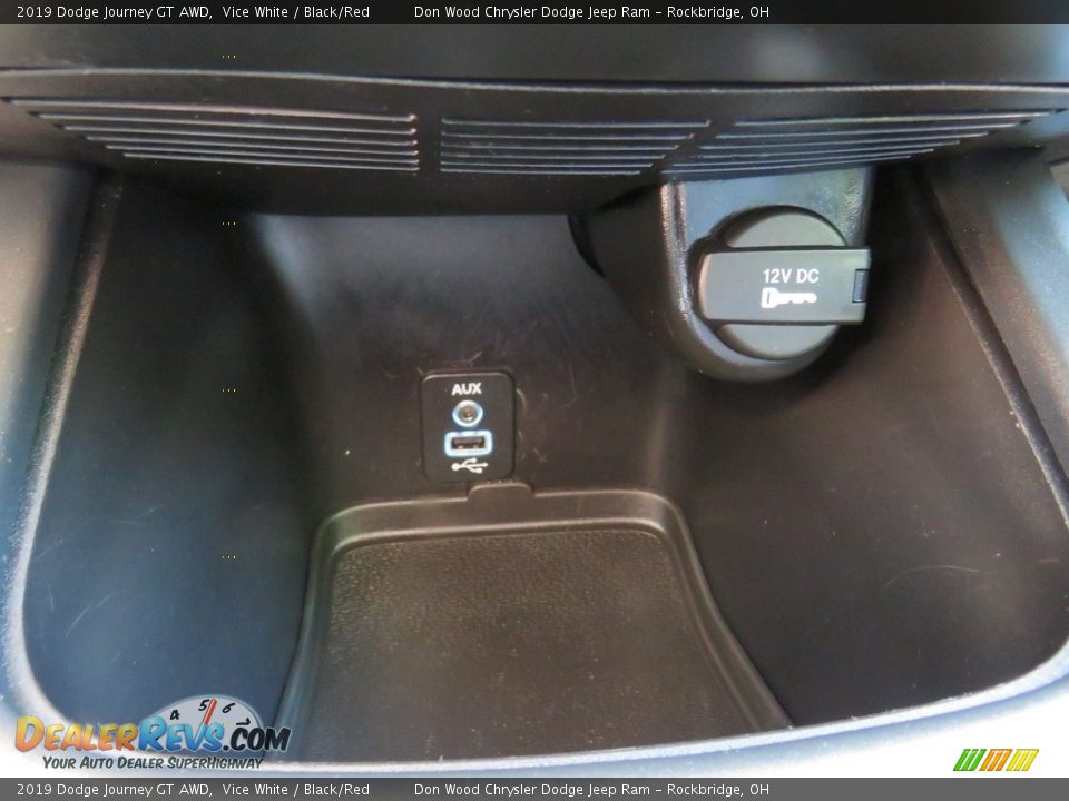 2019 Dodge Journey GT AWD Vice White / Black/Red Photo #29
