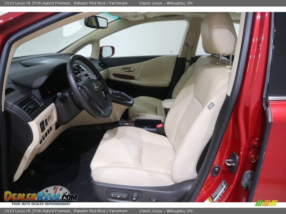 2010 Lexus HS 250h Hybrid Premium Matador Red Mica / Parchment Photo #6