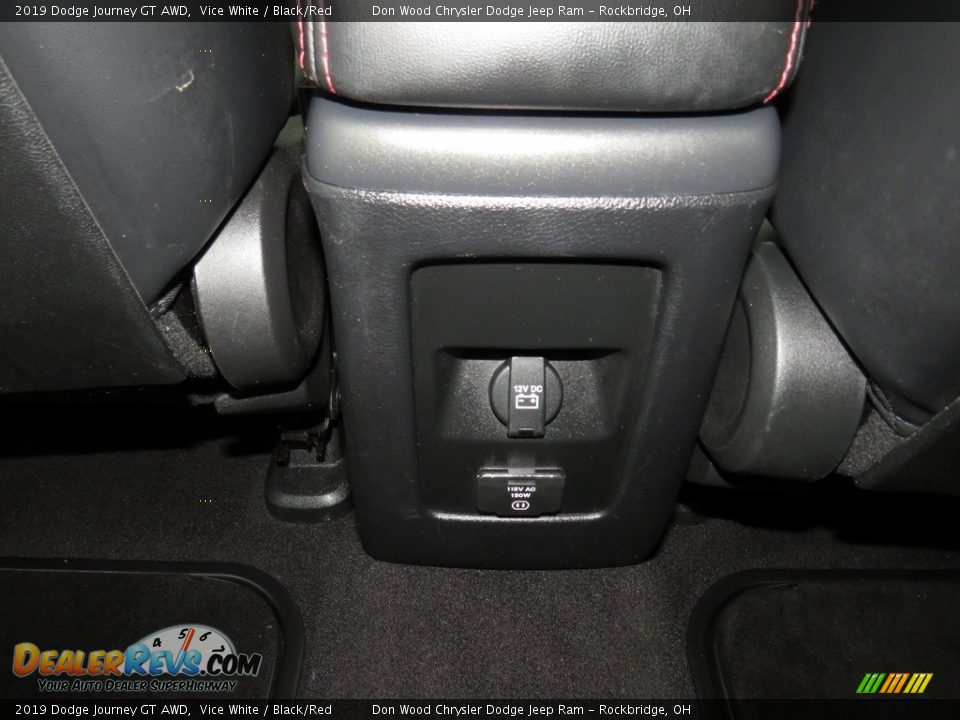 2019 Dodge Journey GT AWD Vice White / Black/Red Photo #36