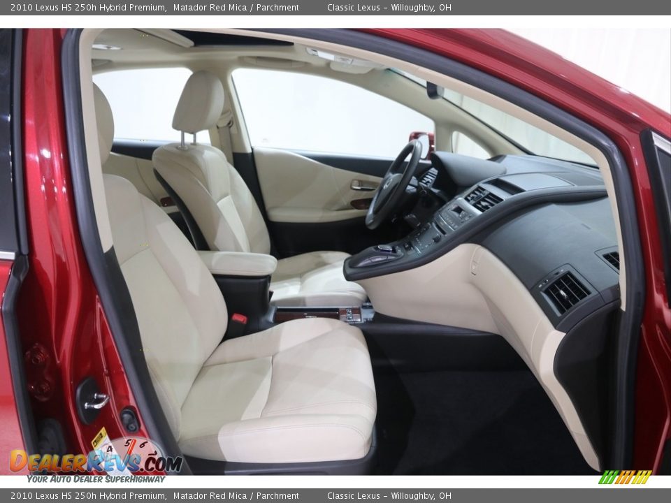 2010 Lexus HS 250h Hybrid Premium Matador Red Mica / Parchment Photo #15