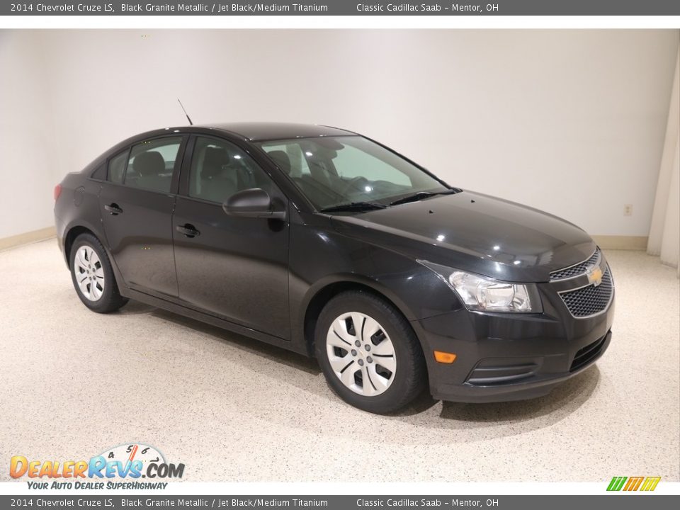 2014 Chevrolet Cruze LS Black Granite Metallic / Jet Black/Medium Titanium Photo #1