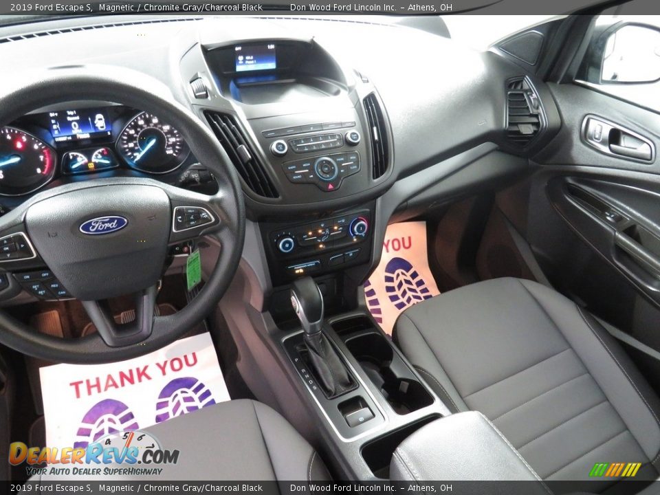 2019 Ford Escape S Magnetic / Chromite Gray/Charcoal Black Photo #31