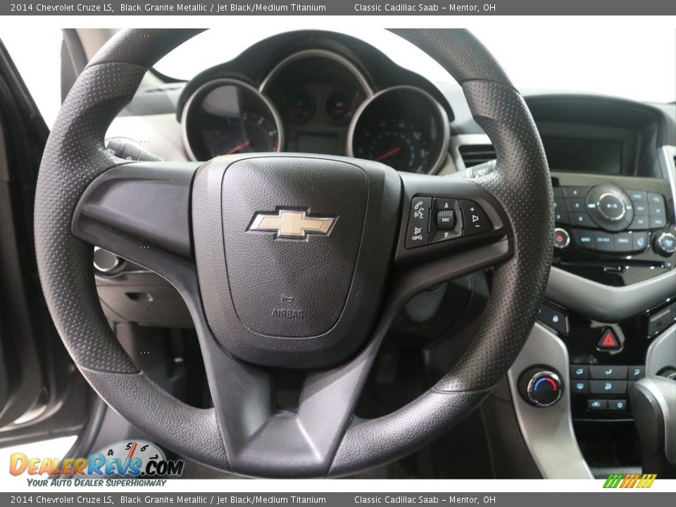 2014 Chevrolet Cruze LS Black Granite Metallic / Jet Black/Medium Titanium Photo #8