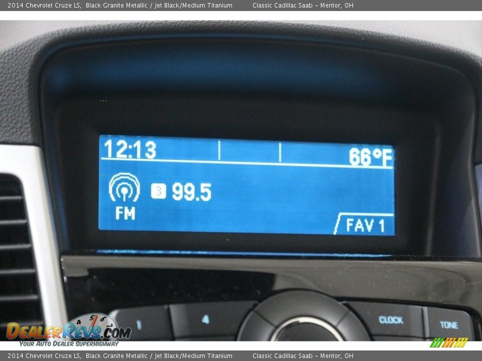 2014 Chevrolet Cruze LS Black Granite Metallic / Jet Black/Medium Titanium Photo #11