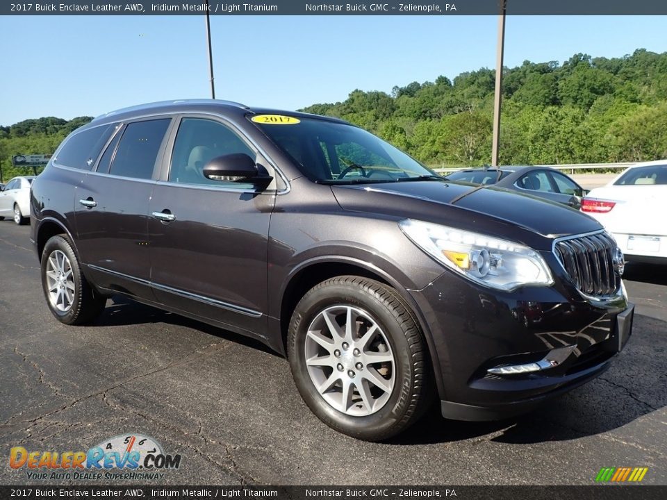 2017 Buick Enclave Leather AWD Iridium Metallic / Light Titanium Photo #4