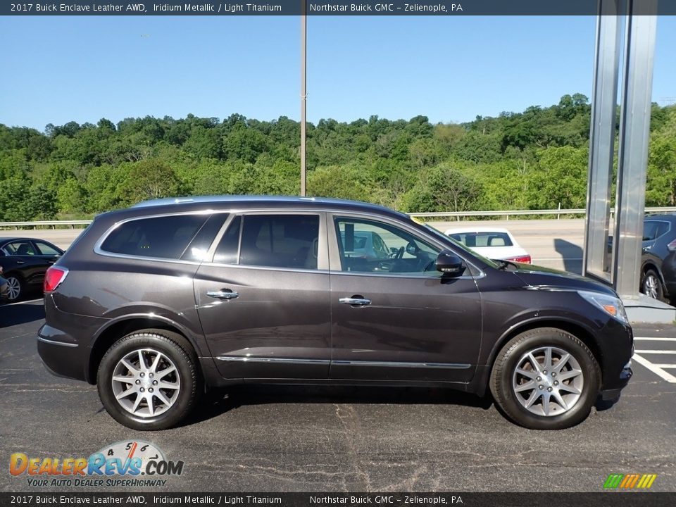 2017 Buick Enclave Leather AWD Iridium Metallic / Light Titanium Photo #5