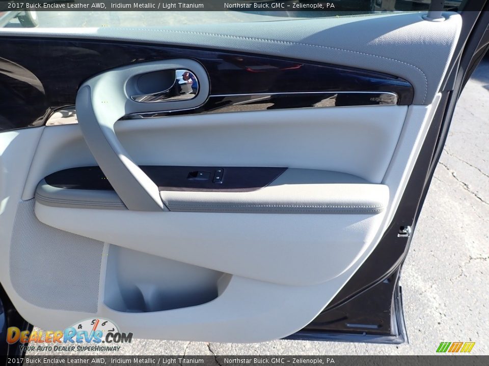 2017 Buick Enclave Leather AWD Iridium Metallic / Light Titanium Photo #6
