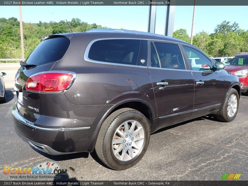 2017 Buick Enclave Leather AWD Iridium Metallic / Light Titanium Photo #8
