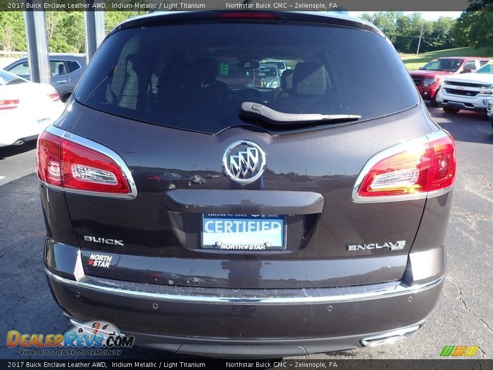 2017 Buick Enclave Leather AWD Iridium Metallic / Light Titanium Photo #9