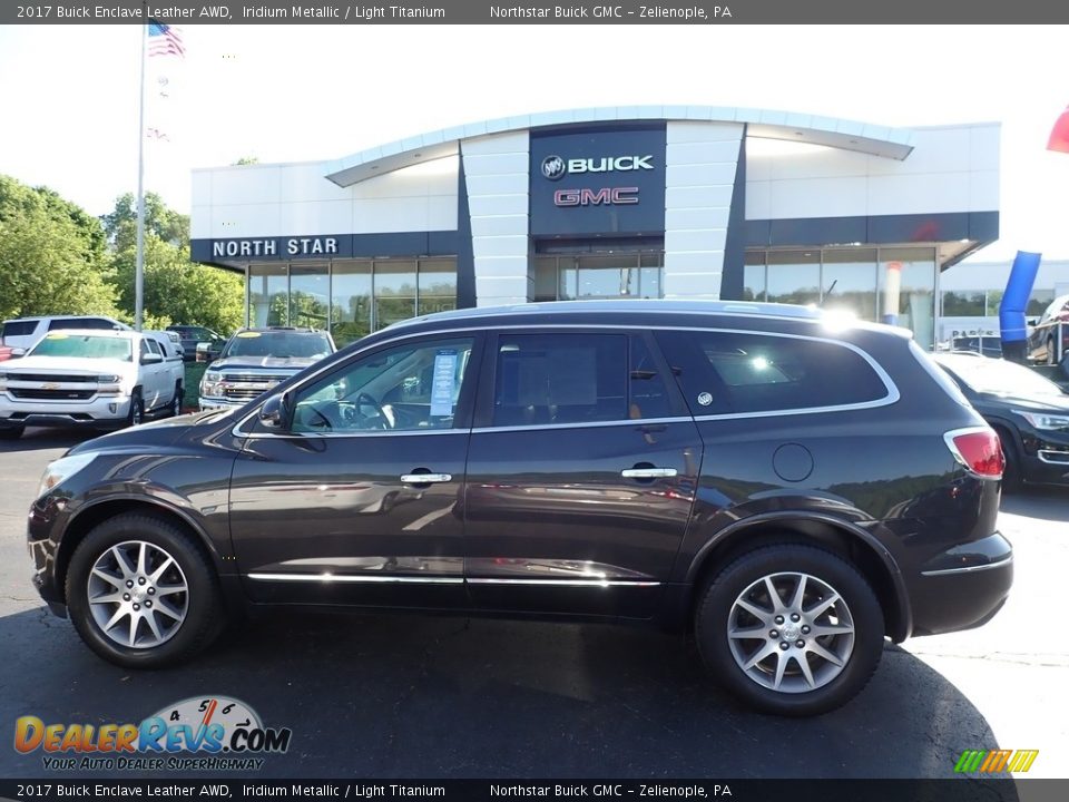 2017 Buick Enclave Leather AWD Iridium Metallic / Light Titanium Photo #13