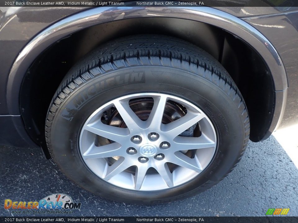2017 Buick Enclave Leather AWD Iridium Metallic / Light Titanium Photo #14