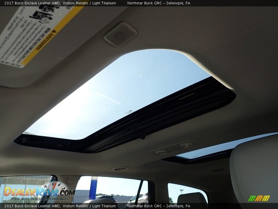 2017 Buick Enclave Leather AWD Iridium Metallic / Light Titanium Photo #17
