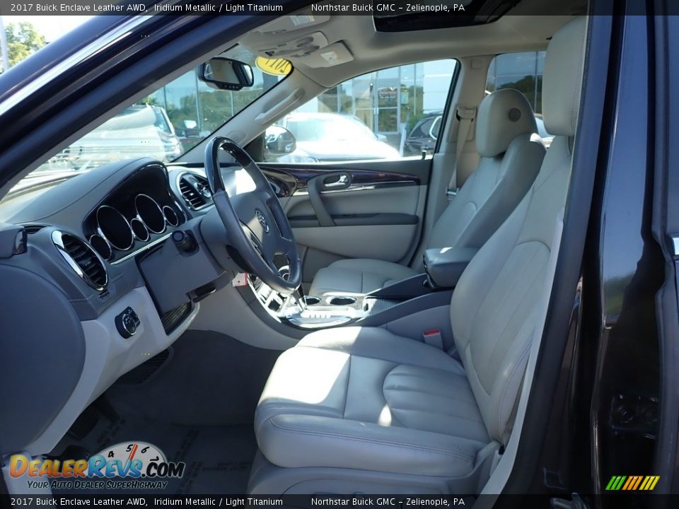 2017 Buick Enclave Leather AWD Iridium Metallic / Light Titanium Photo #18