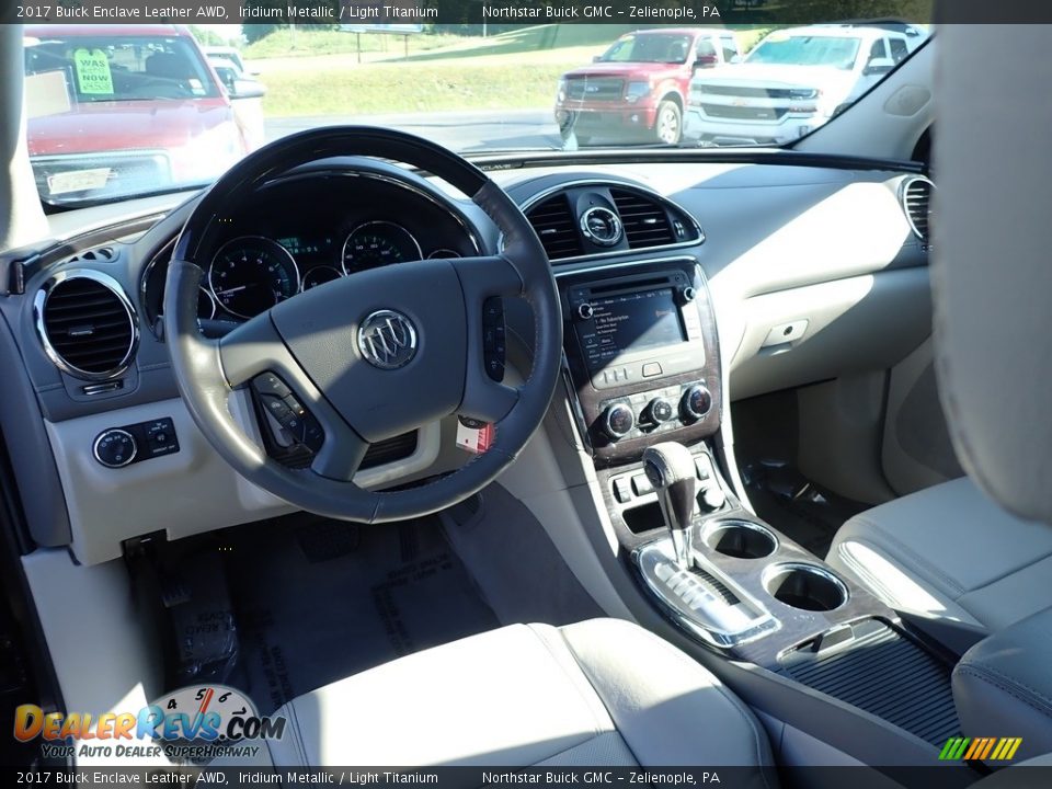 2017 Buick Enclave Leather AWD Iridium Metallic / Light Titanium Photo #21