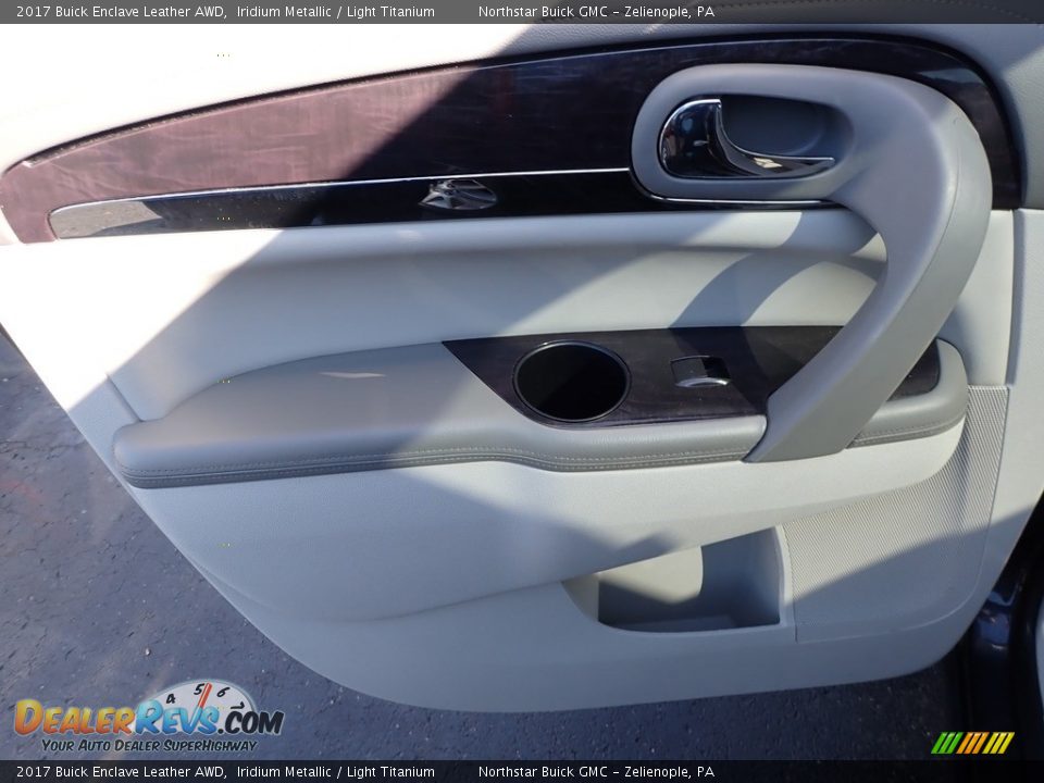 2017 Buick Enclave Leather AWD Iridium Metallic / Light Titanium Photo #22