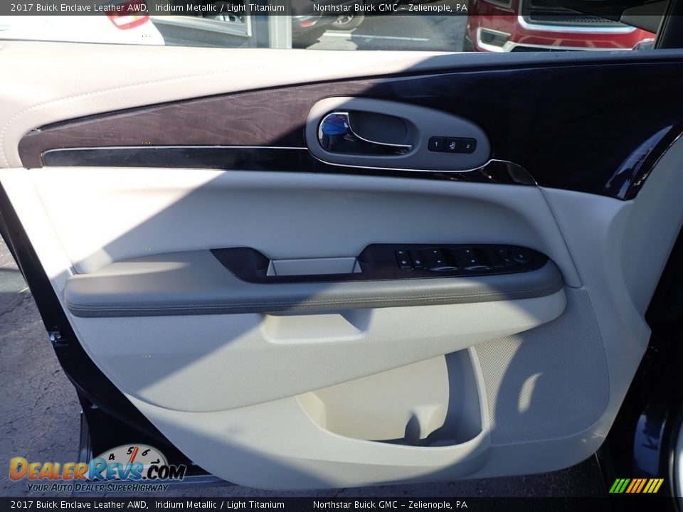 2017 Buick Enclave Leather AWD Iridium Metallic / Light Titanium Photo #23