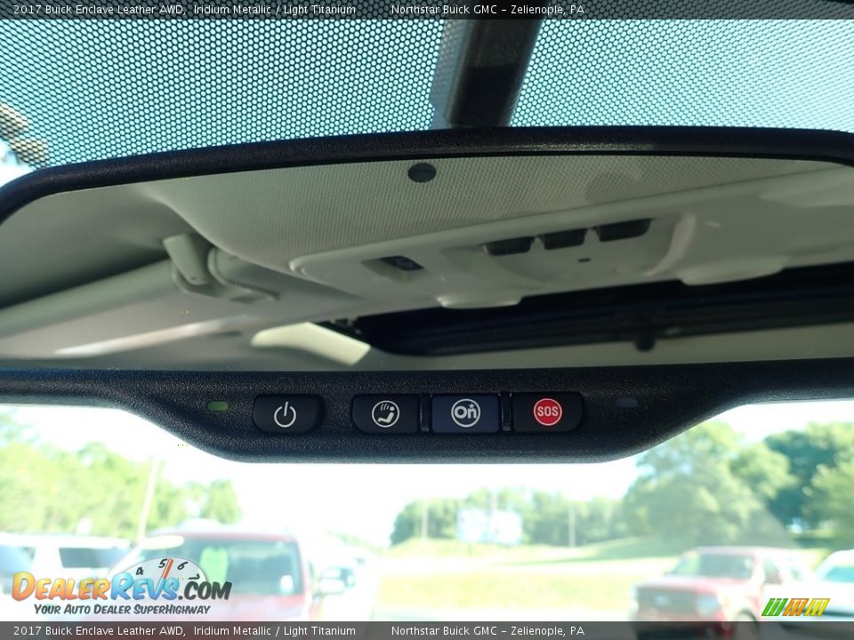 2017 Buick Enclave Leather AWD Iridium Metallic / Light Titanium Photo #28