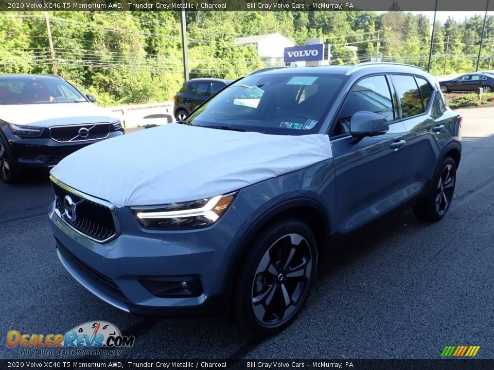 2020 Volvo XC40 T5 Momentum AWD Thunder Grey Metallic / Charcoal Photo #5