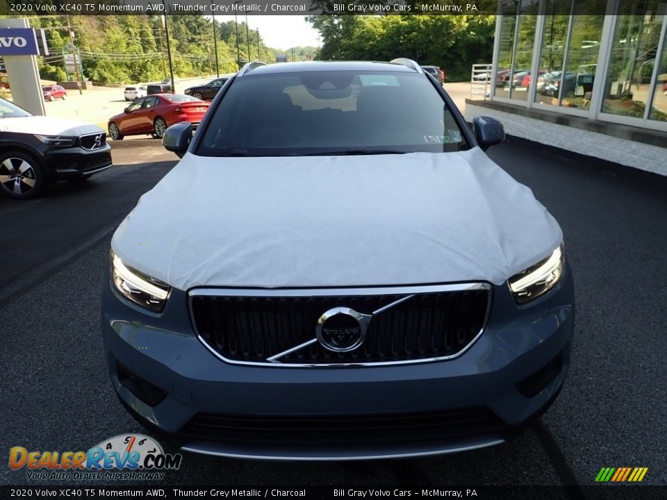 2020 Volvo XC40 T5 Momentum AWD Thunder Grey Metallic / Charcoal Photo #6