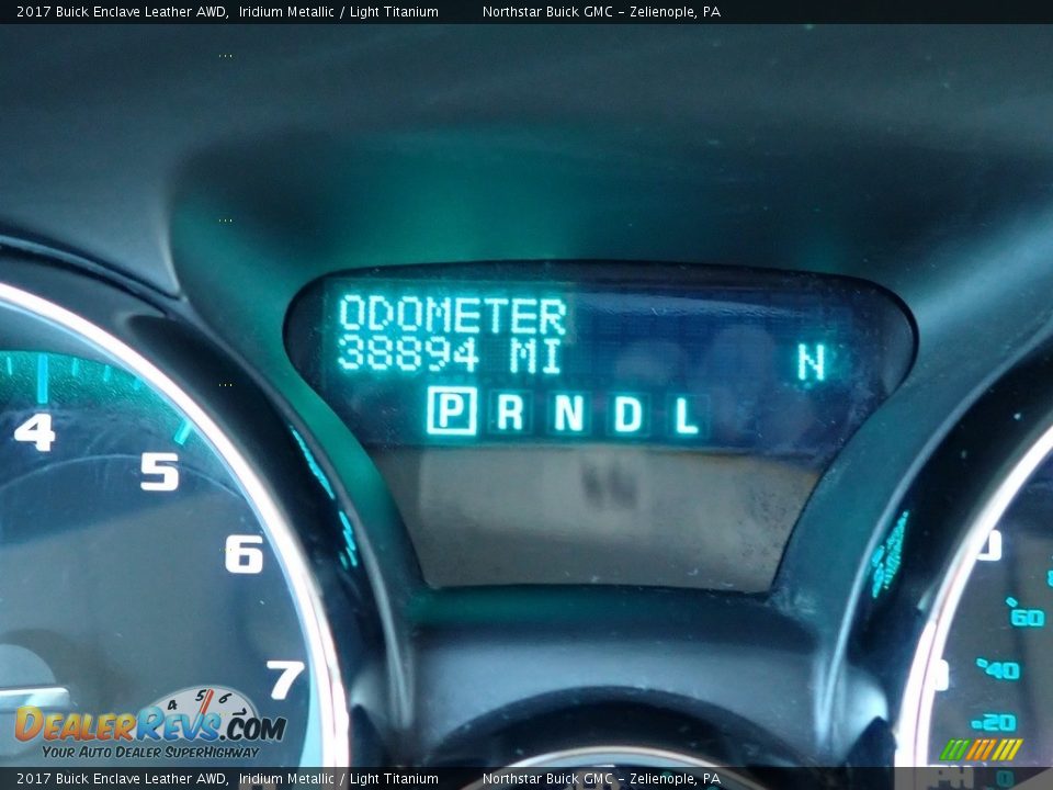 2017 Buick Enclave Leather AWD Iridium Metallic / Light Titanium Photo #30