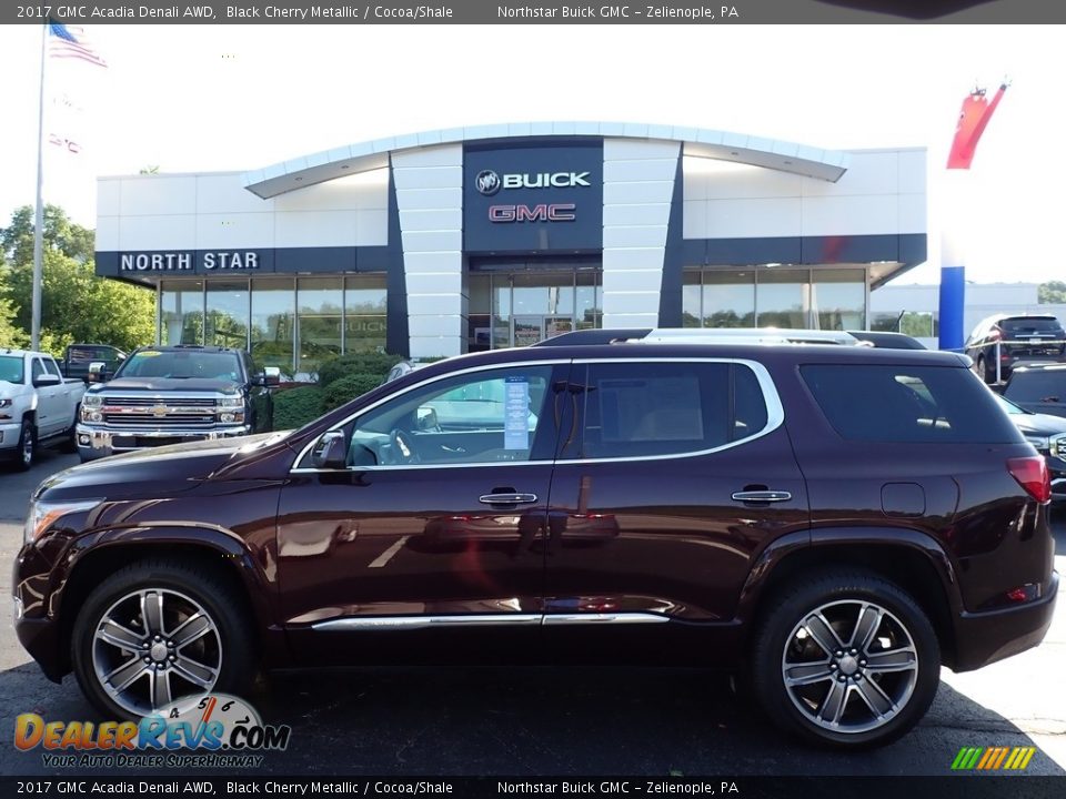 2017 GMC Acadia Denali AWD Black Cherry Metallic / Cocoa/Shale Photo #1