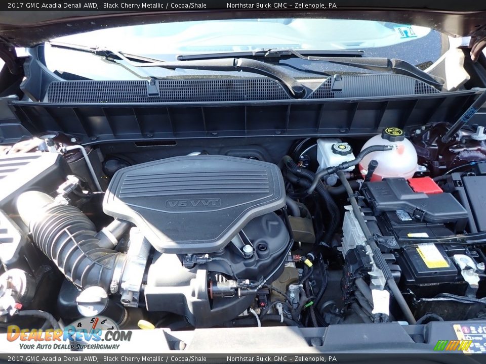 2017 GMC Acadia Denali AWD Black Cherry Metallic / Cocoa/Shale Photo #2