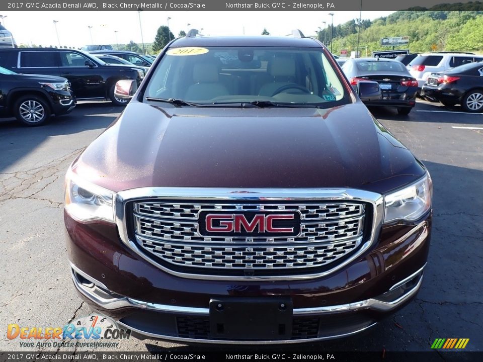 2017 GMC Acadia Denali AWD Black Cherry Metallic / Cocoa/Shale Photo #3