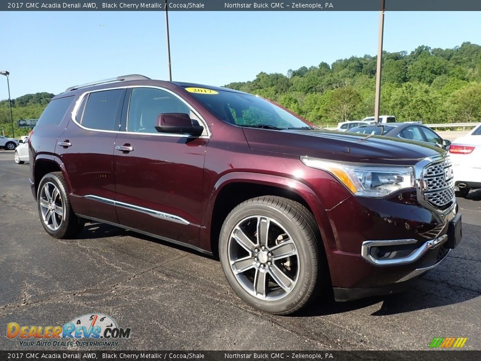 2017 GMC Acadia Denali AWD Black Cherry Metallic / Cocoa/Shale Photo #4