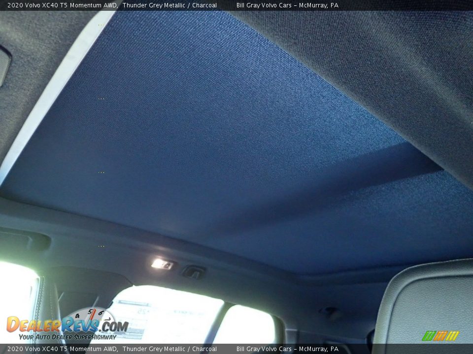 2020 Volvo XC40 T5 Momentum AWD Thunder Grey Metallic / Charcoal Photo #12